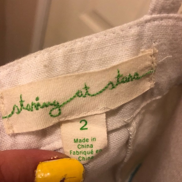 Anthropologie Staring At Stars Teal Midi Dress - Picture 6 of 8